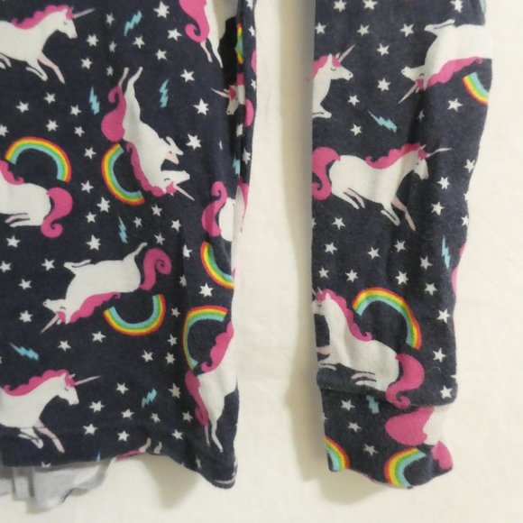 CARTER'S | size 12 | Unicorn and Rainbow Print Pajama Long Sleeve Shirt - Picture 8 of 15